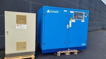 compresseur CompAir L55 55KW disponible aux enchères