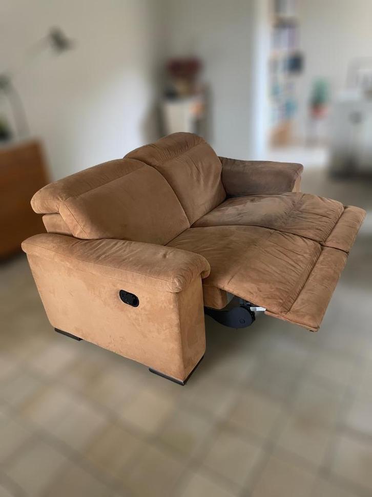 Manuele relax zetel 2,5 zit, Huis en Inrichting, Zetels | Zetels, Gebruikt, Rechte bank, Tweepersoons, 150 tot 200 cm, 75 tot 100 cm