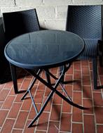 terras set, ronde tafel tuinstoel, tuinsset, Ophalen, 4 zitplaatsen, Gebruikt, Aluminium