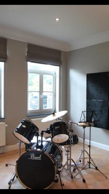 Pearl complete drumset. Perfecte staat. beschikbaar voor biedingen