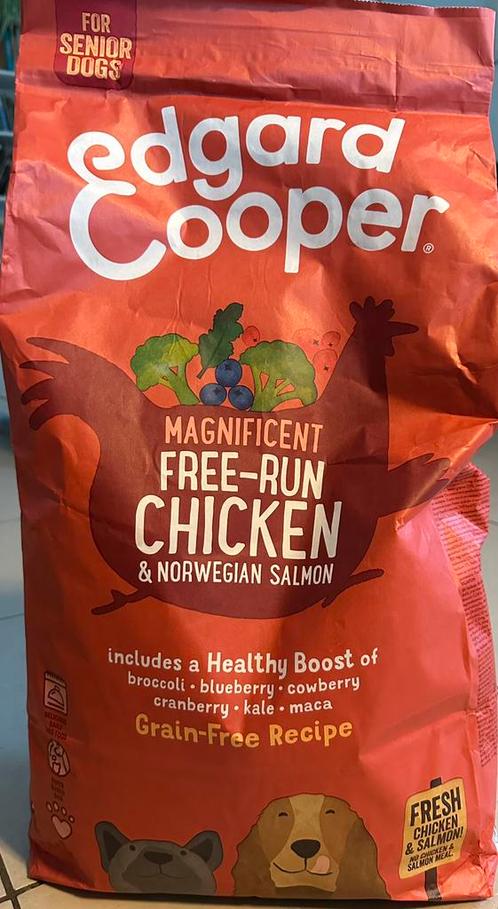 Hondenvoer Edgard Cooper senior dogs 7 kg ongeopend, Dieren en Toebehoren, Dierenvoeding, Hond, Ophalen