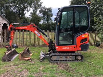 Kubota kx 016-4 bj2018 met slechts 1900 uur minigraver beschikbaar voor biedingen