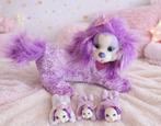 Puppy Surprise vintage 90 paarse hond, Kinderen en Baby's, Speelgoed | Knuffels en Pluche, Ophalen of Verzenden, Gebruikt, Hond