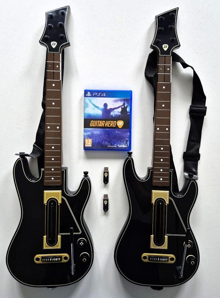 ps4 Guitar Hero Live Supreme Party Edition €129,95 EUR, Games en Spelcomputers, Games | Sony PlayStation 4, Zo goed als nieuw