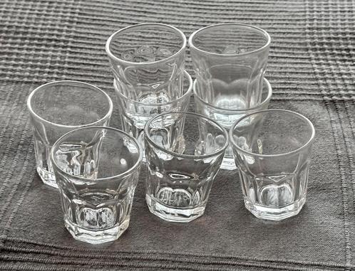 8 verres à shots NEUFS, Verzamelen, Glas en Drinkglazen, Nieuw, Borrel- of Shotglas, Ophalen