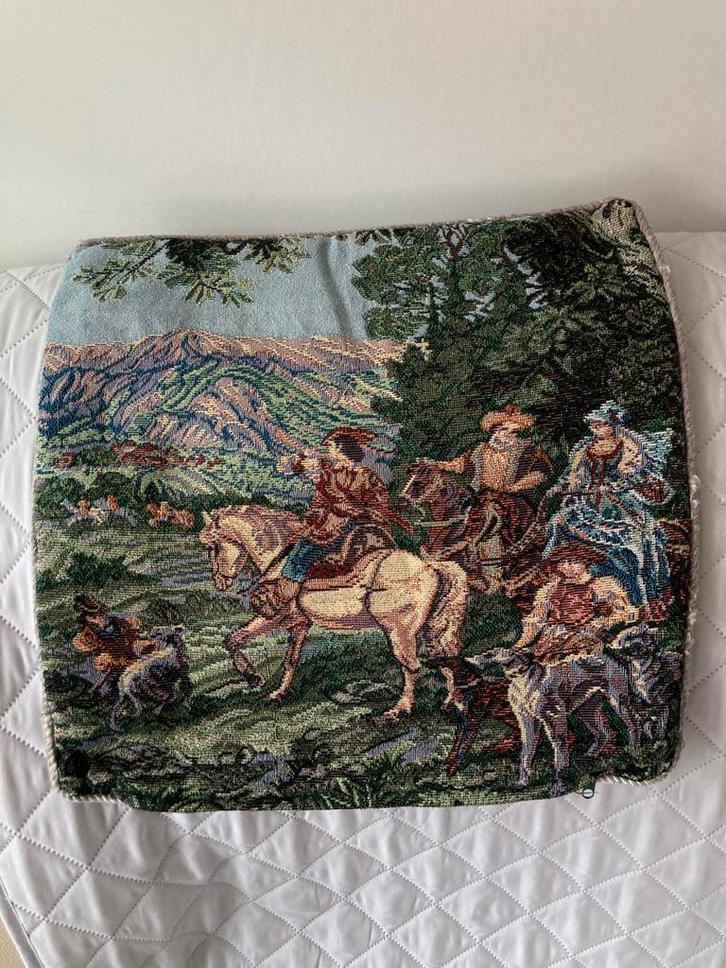 Prachtig gobelin jacquard kussenhoes, Kussensloop 40x40cm, Huis en Inrichting, Woonaccessoires | Kussens, Ophalen of Verzenden