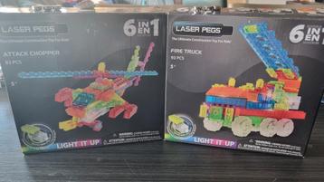 Laser pegs  2 sets voor de prijs van 20 euro  beschikbaar voor biedingen