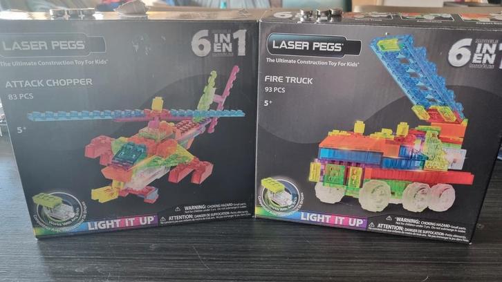 Laser pegs  2 sets voor de prijs van 20 euro, Kinderen en Baby's, Speelgoed | Bouwstenen, Zo goed als nieuw, Overige merken, Ophalen