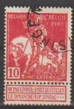 België 1910 nr 91, Gestempeld, Verzenden