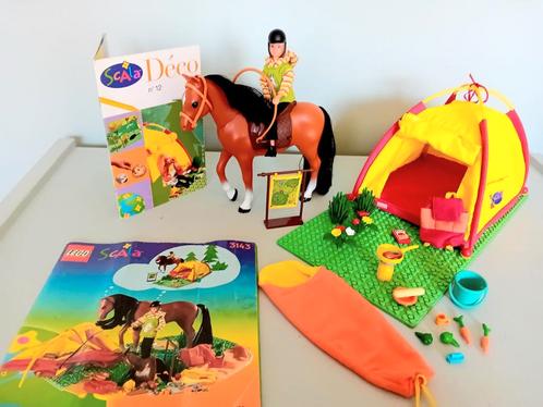 Lego scala 3143 Camping trip  jaren 90´icl boekjes, Kinderen en Baby's, Speelgoed | Duplo en Lego, Zo goed als nieuw, Lego, Ophalen of Verzenden