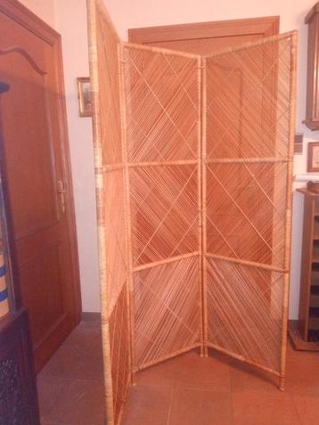 Kamerscherm rotan 153 cm x 183 cm x 3 cm beschikbaar voor biedingen
