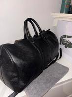 Louis Vuitton - Keepall 55 - Monogram, Ophalen of Verzenden, Zo goed als nieuw, Zwart, 40 tot 60 cm