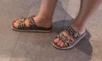 slippers sandalen met steun maat 38 tijgerprint, Kleding | Dames, Ophalen of Verzenden, Slippers