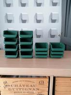 14 stapelbare sorteerbakjes. 11x10x6 cm, Ophalen of Verzenden, Zo goed als nieuw