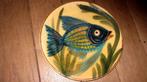 VALLAURIS Grote schaal decoratieve diepschaal vis 1950 Prov, Ophalen of Verzenden