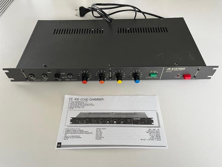 Vintage echokamer JB Systems EC400, TV, Hi-fi & Vidéo, Convertisseurs, Utilisé, Enlèvement ou Envoi
