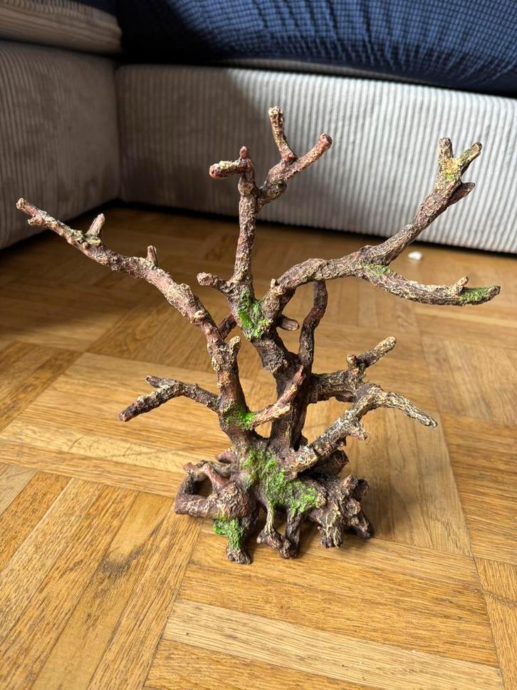 Aquarium decoratie Bonsai, Dieren en Toebehoren, Vissen | Aquaria en Toebehoren, Zo goed als nieuw, Sierelement, Ophalen of Verzenden