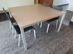 MDF Italia 'LIM' tafel alu, Huis en Inrichting, Tafels | Eettafels, Ophalen, Vierkant, Vijf personen of meer, Metaal
