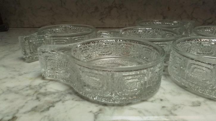 6 Stolzle OBERGLASS party puzzel schaaltjes, Huis en Inrichting, Keuken | Servies, Glas, Verzenden