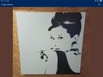 Canvas Audrey Hepburn, Ophalen