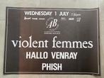 Poster Violent Femmes in AB Brussel, Collections, Comme neuf, Enlèvement ou Envoi