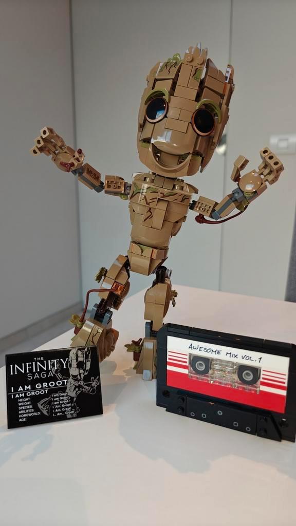 Lego Marvel 76217 I am Groot, Kinderen en Baby's, Speelgoed | Duplo en Lego, Zo goed als nieuw, Lego, Complete set, Ophalen of Verzenden