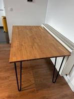 Table en chêne 140x80 cm, Huis en Inrichting, Tafels | Eettafels, Ophalen, Gebruikt, 100 tot 150 cm, Eikenhout