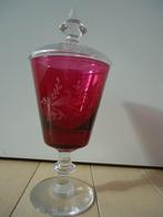 XL cristal doublé VSL Val-Saint-Lambert coupe signée, Maître, Antiquités & Art, Enlèvement