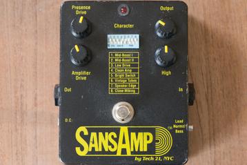 Tech 21 SansAmp Original 1990s - Sans Amp pedal not Classic, Enlèvement ou Envoi, Utilisé, Autres types