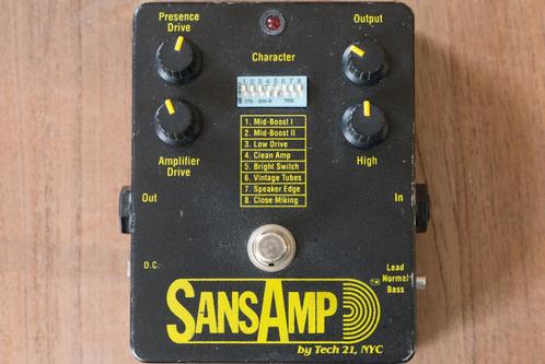 Tech 21 SanSamp Original jaren 90 - Sans Amp pedaal niet kla, Muziek en Instrumenten, Effecten, Gebruikt, Distortion, Overdrive of Fuzz