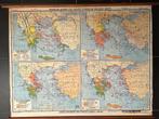 oude landkaart antiek - Griekse uitbreidng en oorlogen, Antiek en Kunst, Antiek | Schoolplaten, Geschiedenis, Ophalen