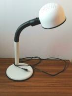 Jaren 70 stalen bureaulamp op flexibele oriëntatieklem, Gebruikt, Metaal, Design vintage, 50 tot 75 cm