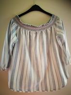 Gestreept bloesje - Abercrombie - maat 46, Kleding | Dames, Wit, Maat 46/48 (XL) of groter, Ophalen of Verzenden, Zo goed als nieuw