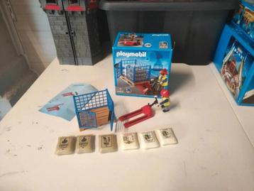 Playmobil 4474 havenarbeider met palletwagen beschikbaar voor biedingen