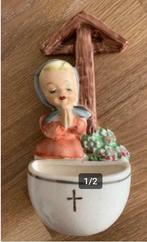 Vintage porseleinen wijwater vaatje, Antiquités & Art, Antiquités | Objets religieux, Enlèvement ou Envoi