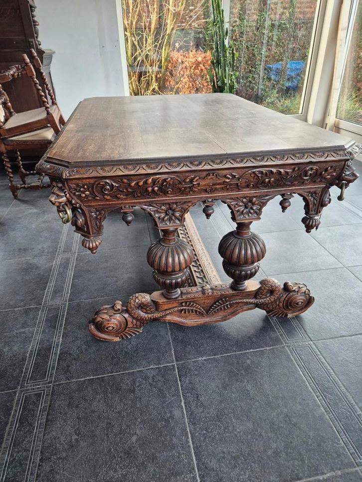 Dolfijnkoptafel, Antiek en Kunst, Antiek | Meubels | Tafels, Ophalen