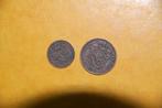 Leopold II : 1 & 2 cent 1902. VL, Postzegels en Munten, Munten | België, Verzenden, Setje