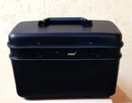 Beautycase blauw  (hardcase), Ophalen, Blauw, Met spiegeltje(s), Zo goed als nieuw