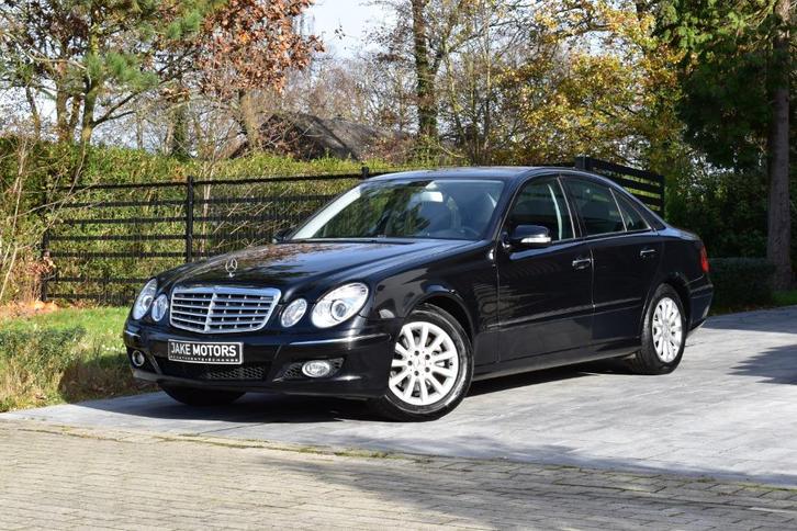 Mercedes-Benz E 220 CDI Elegance, Auto's, Mercedes-Benz, Bedrijf, Te koop, ABS, Diesel, Handgeschakeld, Zwart, Leder, Ophalen