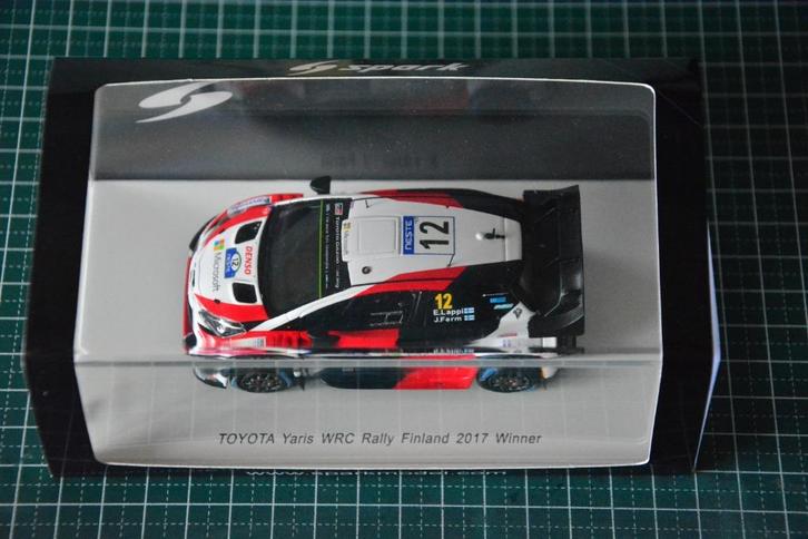 Toyota Yaris WRC „Lappi Winnaar Finland 2017", Hobby en Vrije tijd, Modelauto's | 1:43, Nieuw, Auto, Ophalen of Verzenden