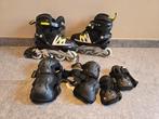 Inline skates, rolschaatsen, valbescherming, maat 34-37, Ophalen, Verstelbaar, Zo goed als nieuw