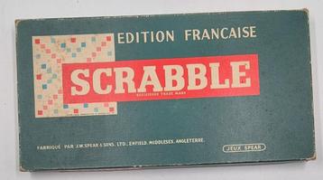 Vintage SCRABBLE-spel 1948 & 1954 — J.W. Spear & Sons — Edit beschikbaar voor biedingen