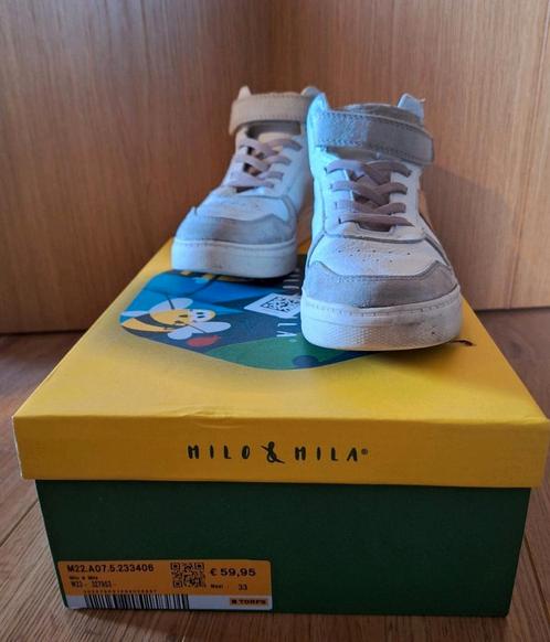 Milo & Mila beige sneakers 33, Kinderen en Baby's, Kinderkleding | Schoenen en Sokken, Gebruikt, Schoenen, Meisje, Ophalen of Verzenden