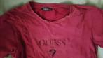 GUESS USA red T-shirt, washed jeans, M, Ophalen of Verzenden, Gedragen