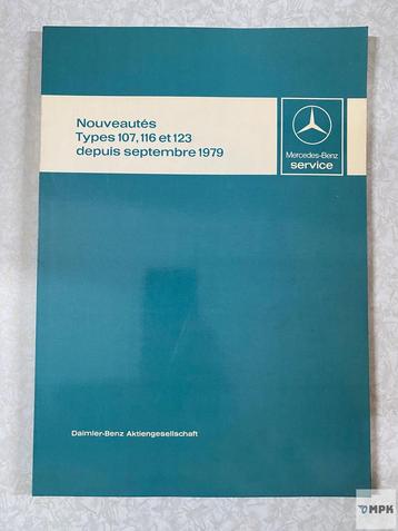 Mercedes-Benz Service Types 107 116 123 1979 Français beschikbaar voor biedingen