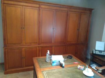 Unieke houten kast met ingewerkte bar beschikbaar voor biedingen
