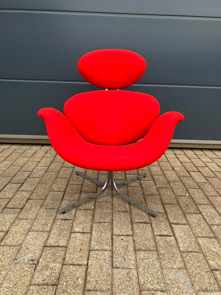 Artifort Big Tulip 1e editie 1958 Pierre Paulin NIEUWSTAAT, Huis en Inrichting, Zetels | Voetbanken en poefs, Stof, Ophalen of Verzenden