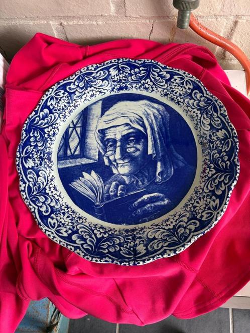 Boch La Louviere Delfts Wandbord Merkteken op achterzijde, Antiek en Kunst, Curiosa en Brocante, Ophalen