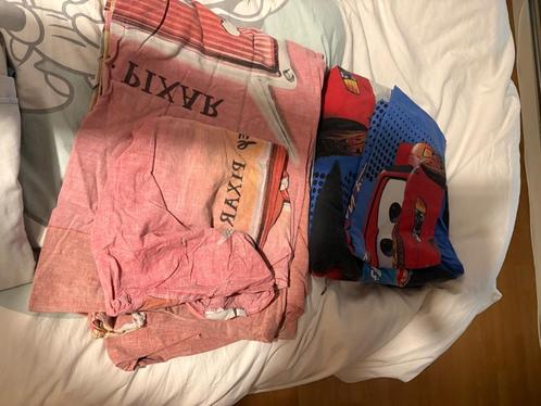 2 kinderdekbedovertrek van cars, Huis en Inrichting, Slaapkamer | Beddengoed, Zo goed als nieuw, Dekbedovertrek, Eenpersoons, Ophalen of Verzenden