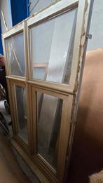 Venster raam pvc beige 118bx180h draai kip, Ophalen of Verzenden, Gebruikt